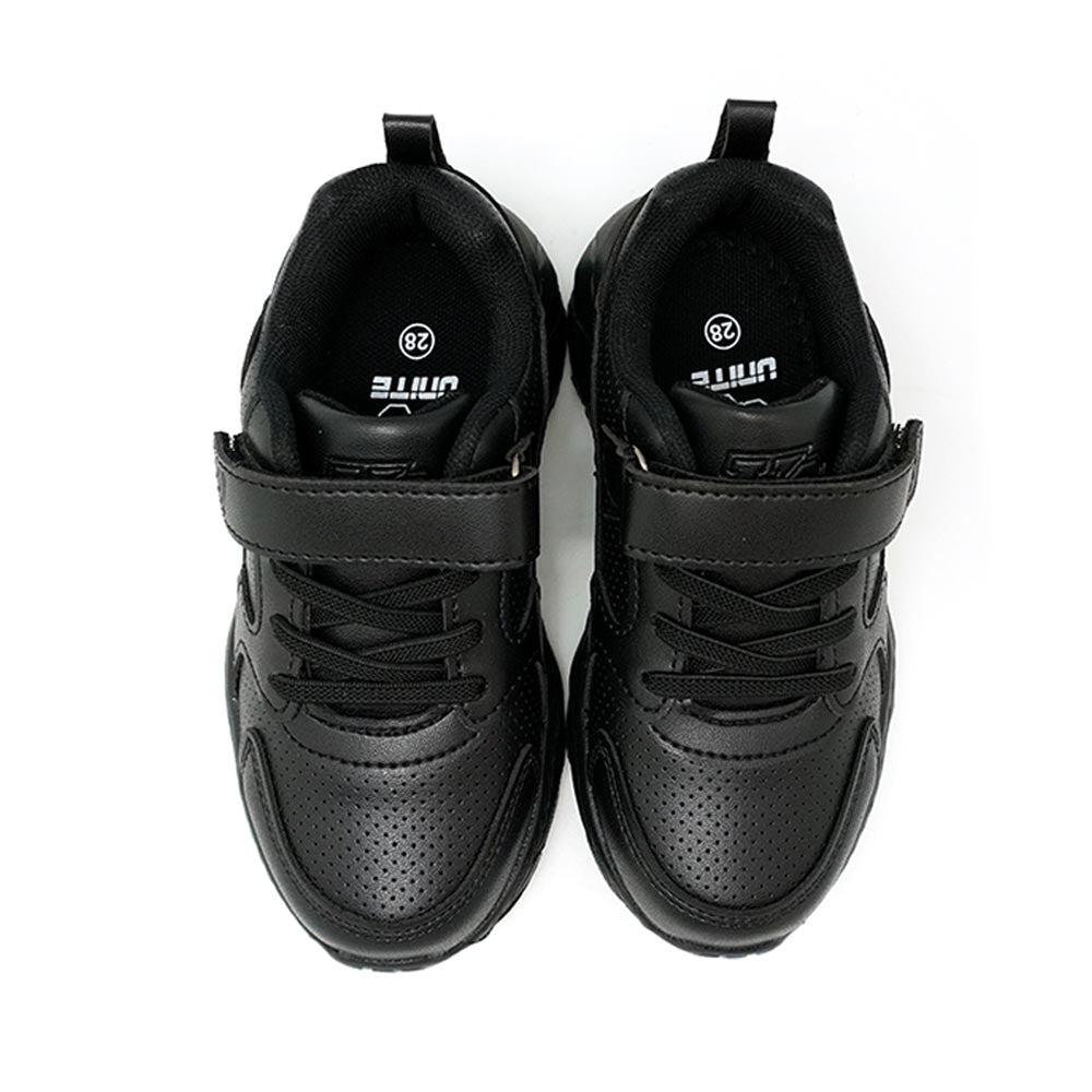 Unite Black School Shoes - UTE9002