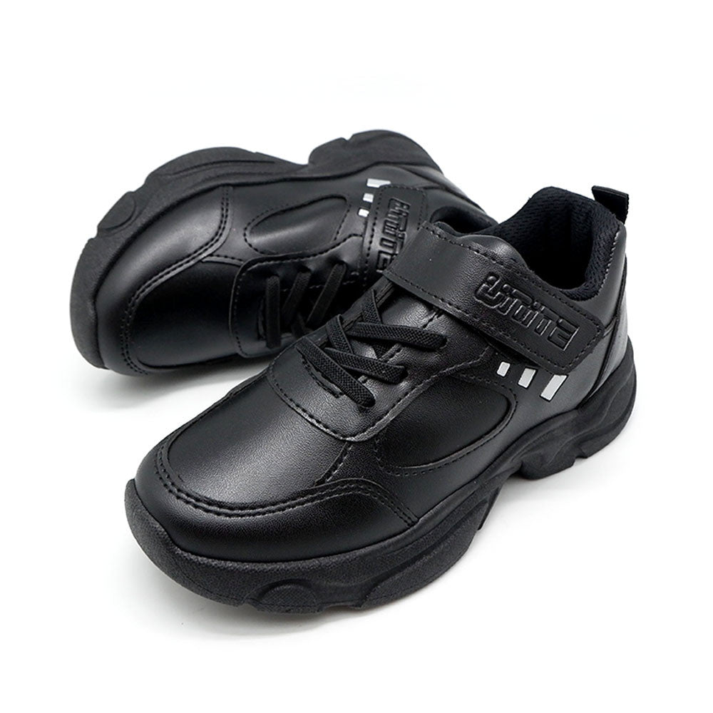 Unite Black School Shoes - UTE8001
