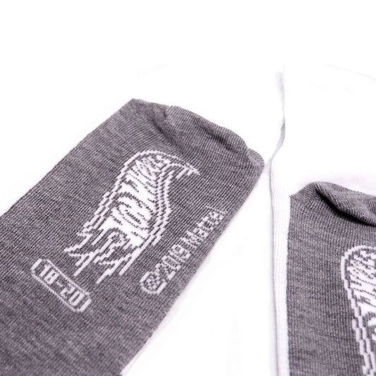 Hot Wheels White Socks - HW002 | Kideeland