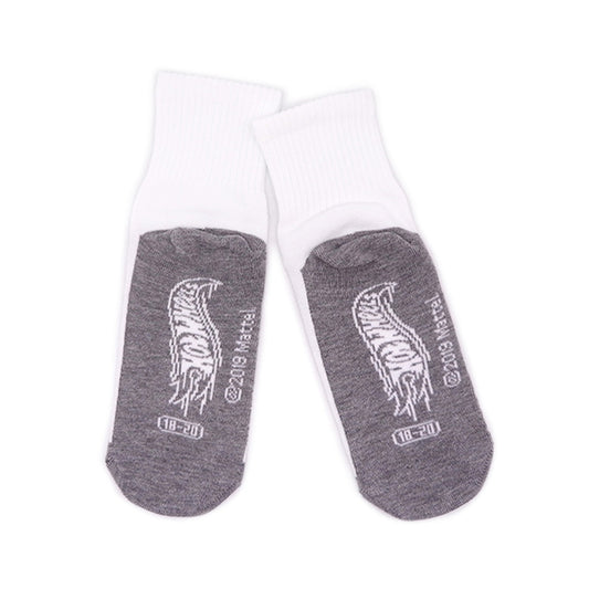Hot Wheels White Socks - HW002 | Kideeland