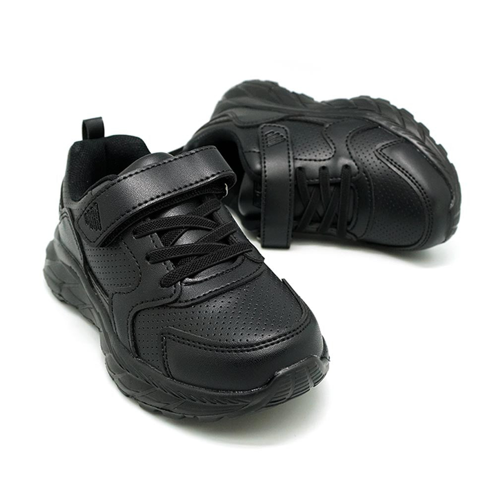 Unite Black School Shoes - UTE9002