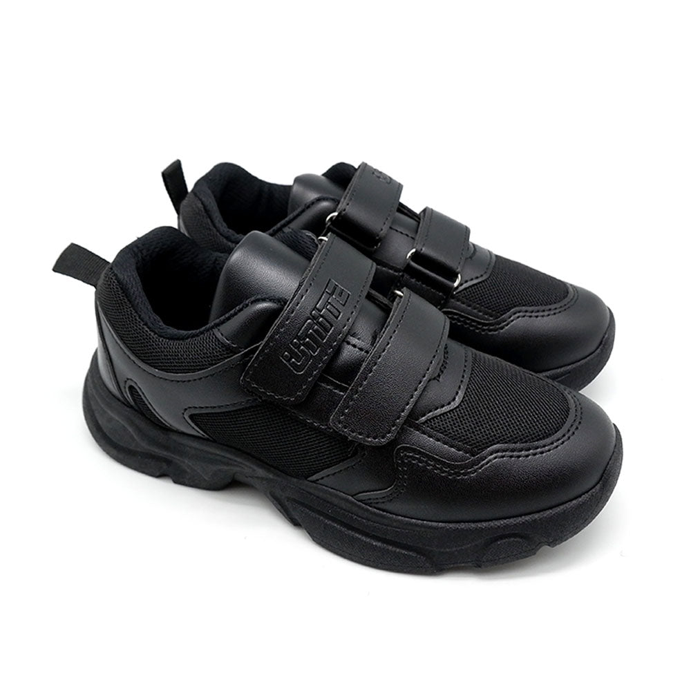 Unite Unisex Black School Shoes - UTE8002