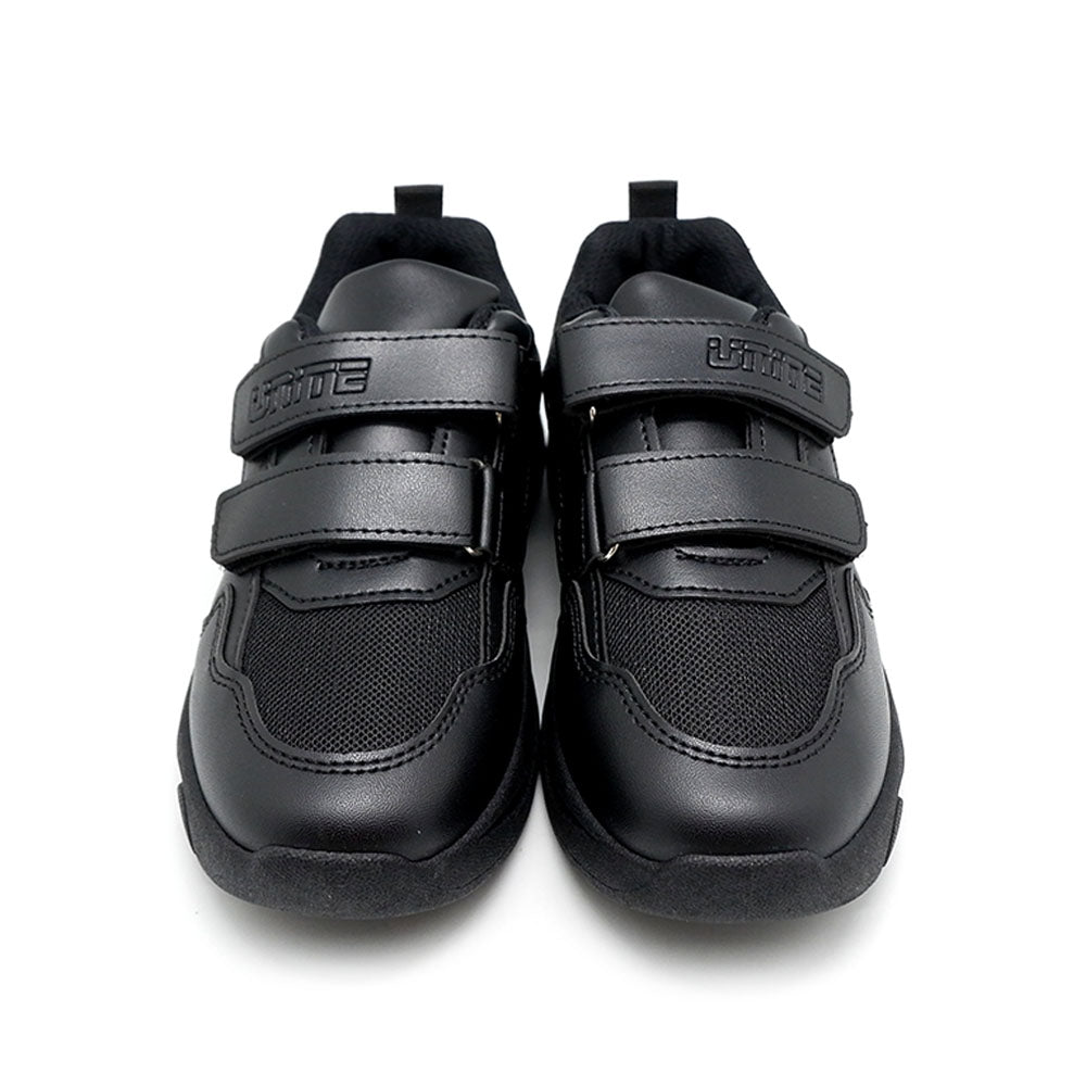 Unite Unisex Black School Shoes - UTE8002