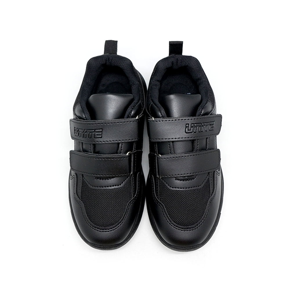 Unite Unisex Black School Shoes - UTE8002