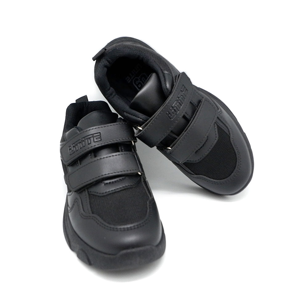 Unite Unisex Black School Shoes - UTE8002