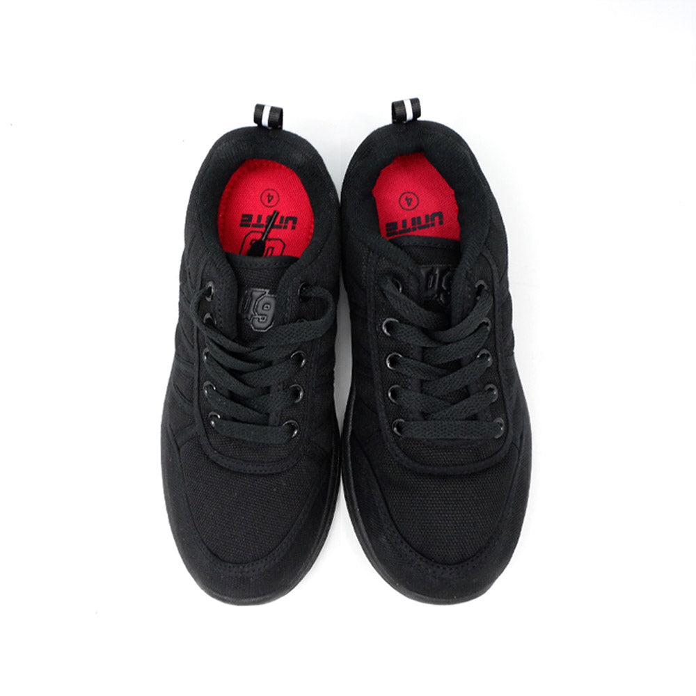 Unite Unisex Black School Shoes - UTE8007