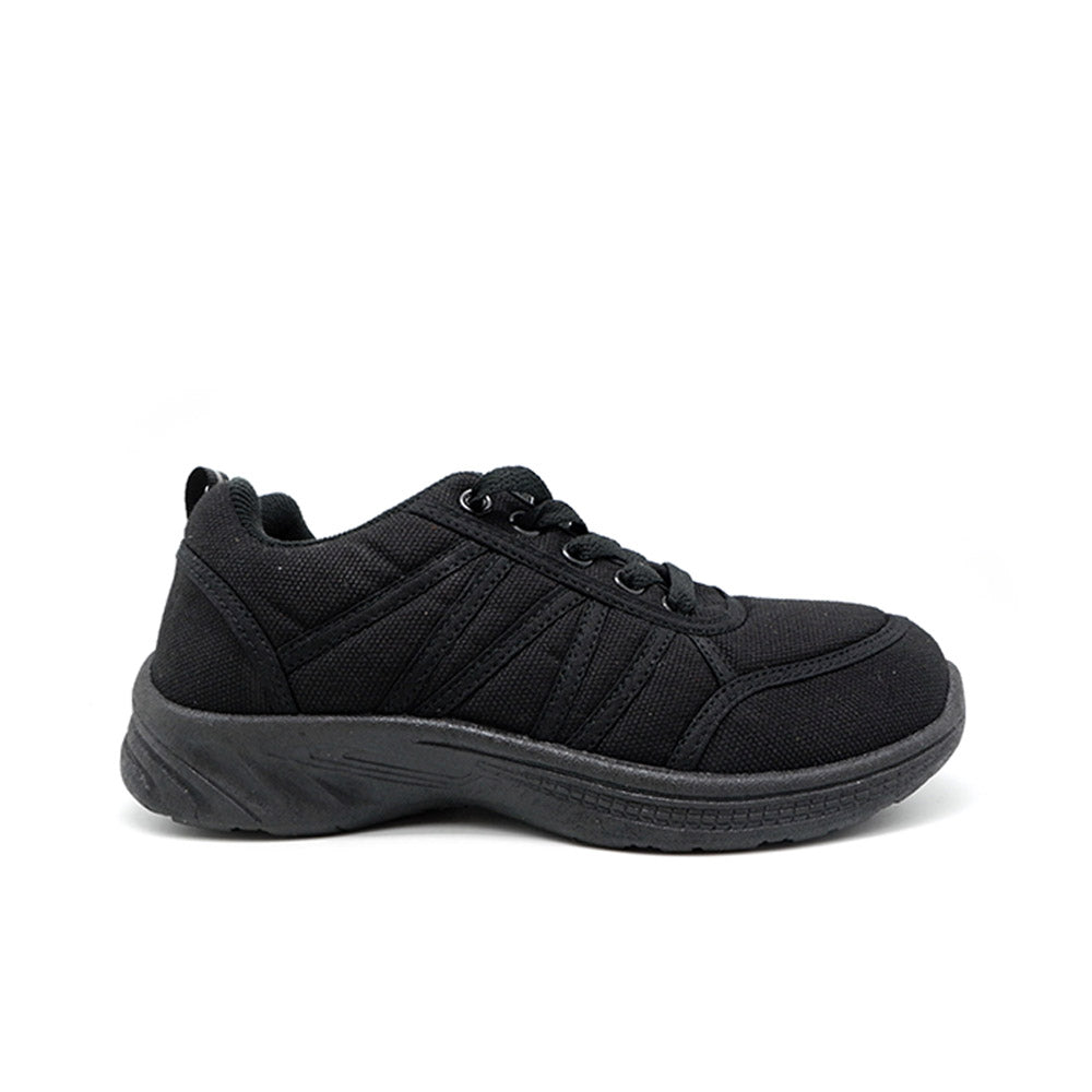 Unite Unisex Black School Shoes - UTE8007