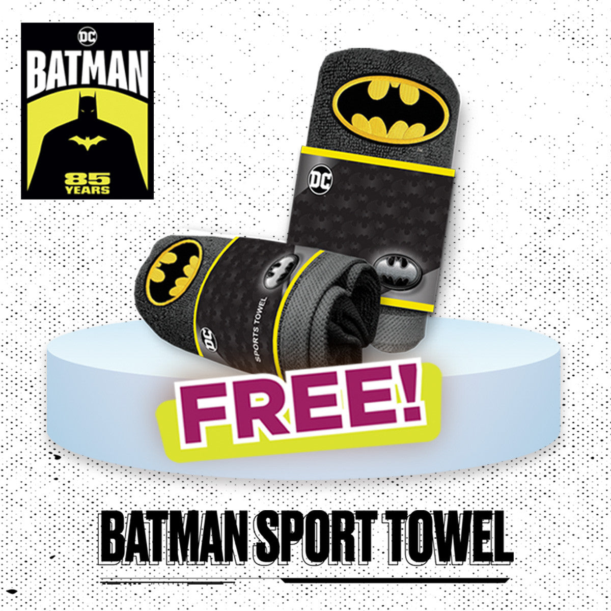Batman 85th Anniversary Limited Edition Sport Towel
