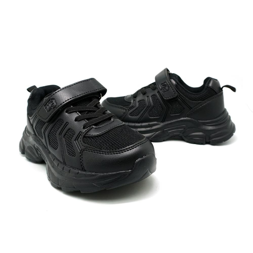 Unite Black School Shoes - UTE9001