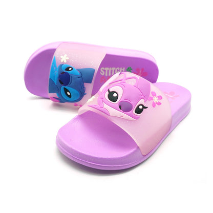 Stitch & Angel Slides Sandals - STC2006