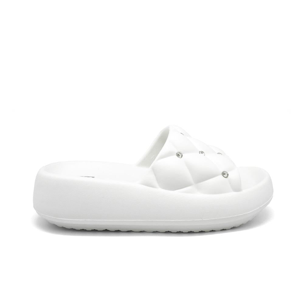 White Slides Slippers - MW2009
