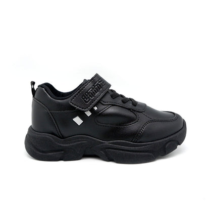 Unite Black School Shoes - UTE8001