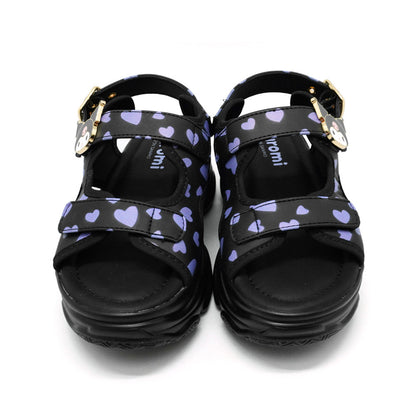 Hello Kitty Kuromi Wedge Sandals - HK6009