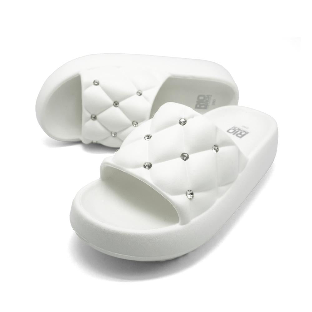 White Slides Slippers - MW2009