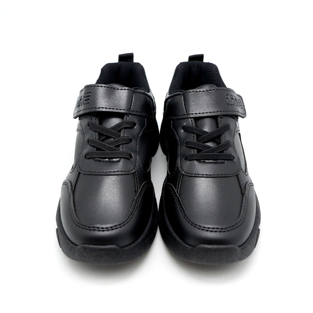 Unite Black School Shoes - UTE8001