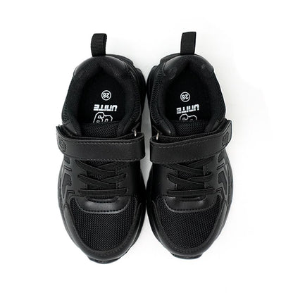 Unite Black School Shoes - UTE9001