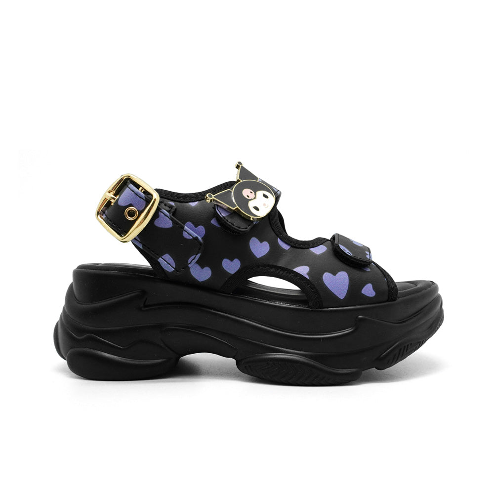 Hello Kitty Kuromi Wedge Sandals - HK6009