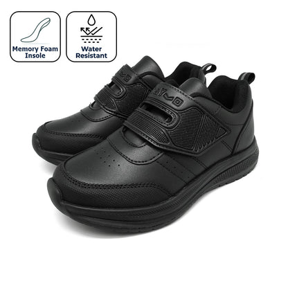 Angry Birds Black School Shoes - AG8001