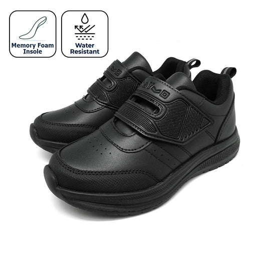 Angry Birds Black School Shoes - AG8001