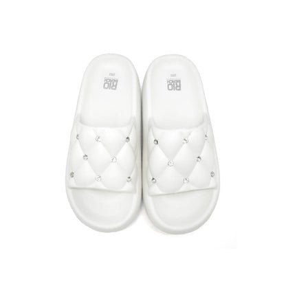 White Slides Slippers - MW2009