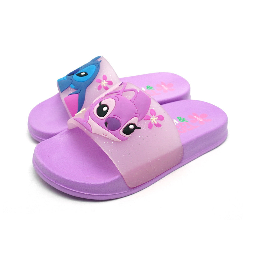 Stitch & Angel Slides Sandals - STC2006