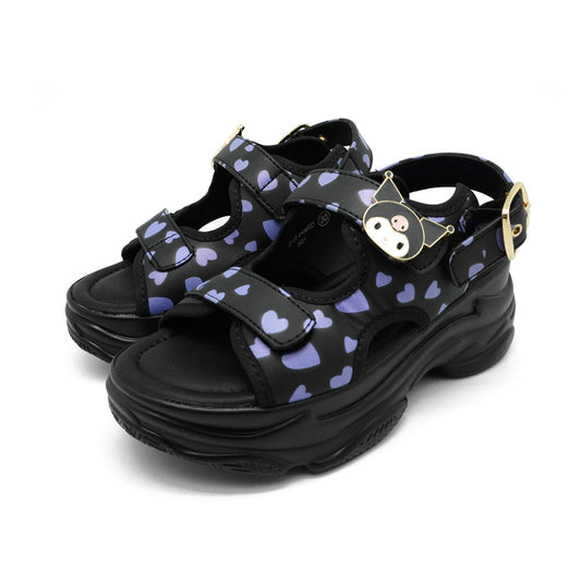 Hello Kitty Kuromi Wedge Sandals - HK6009